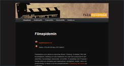 Desktop Screenshot of filmepidemin.se