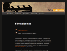 Tablet Screenshot of filmepidemin.se